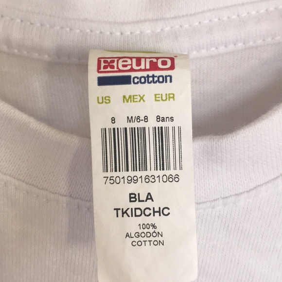 White Shirt with Pirate Skull Design - Picture 3 of 8